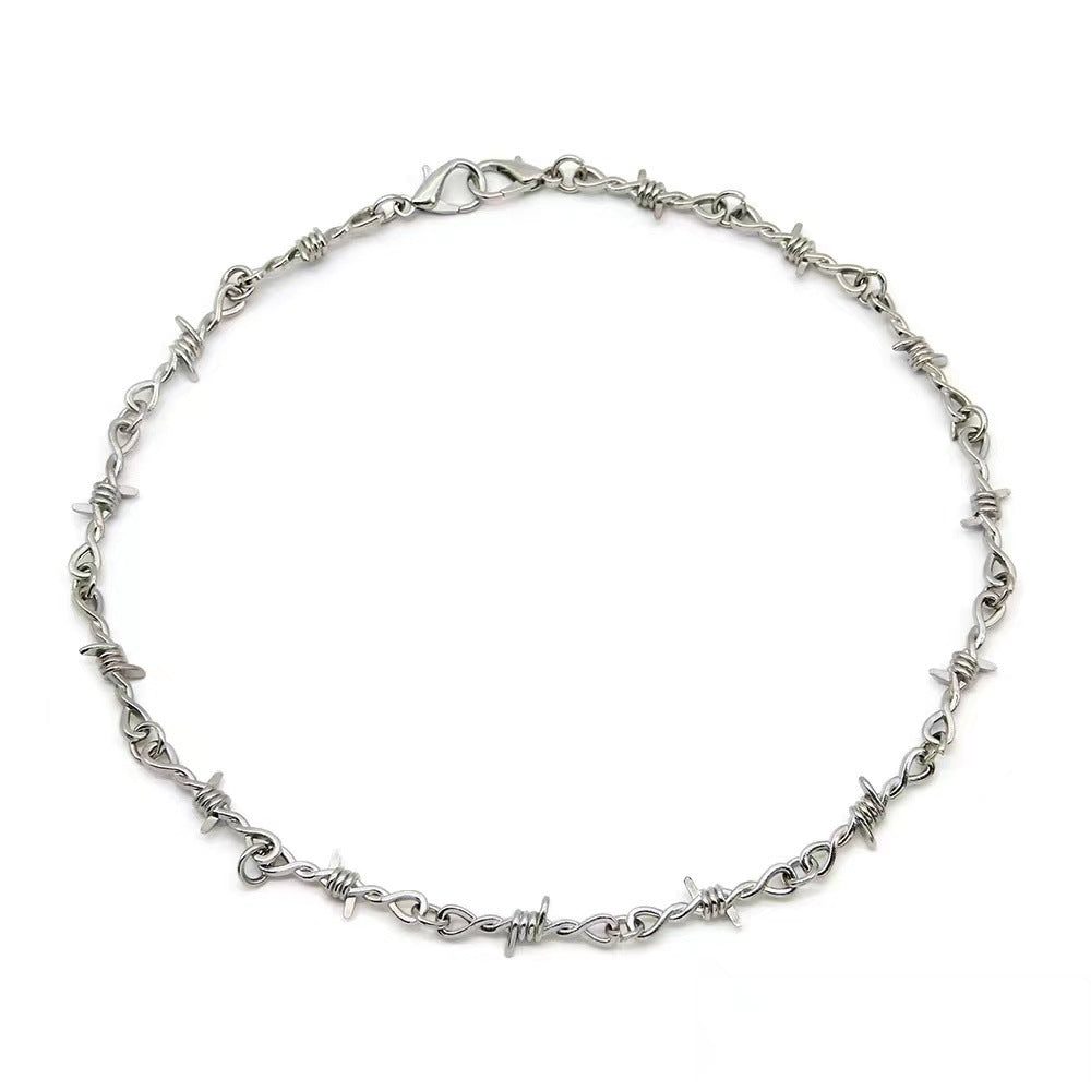 BARBED WIRE NECKLACE