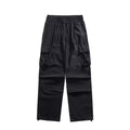 CRIMPED CARGO PANTS BLACK