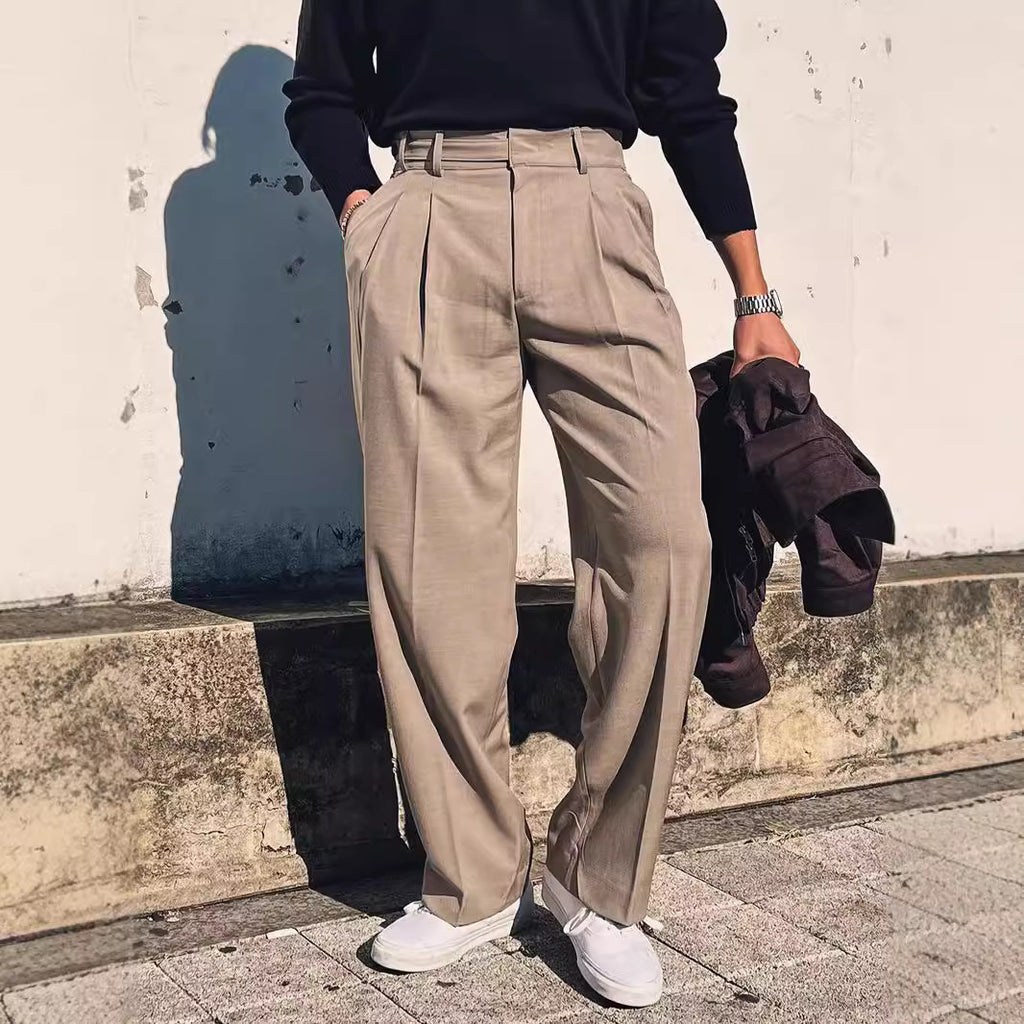 DOUBLE PLEATED DRESS PANTS