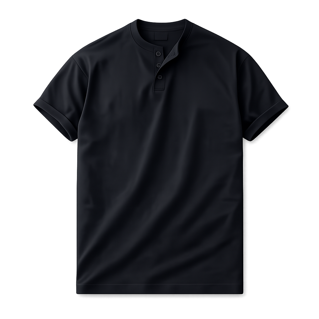 SHORT SLEEVE HENLEY TEE