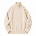 TURTLE NECK CARDIGAN