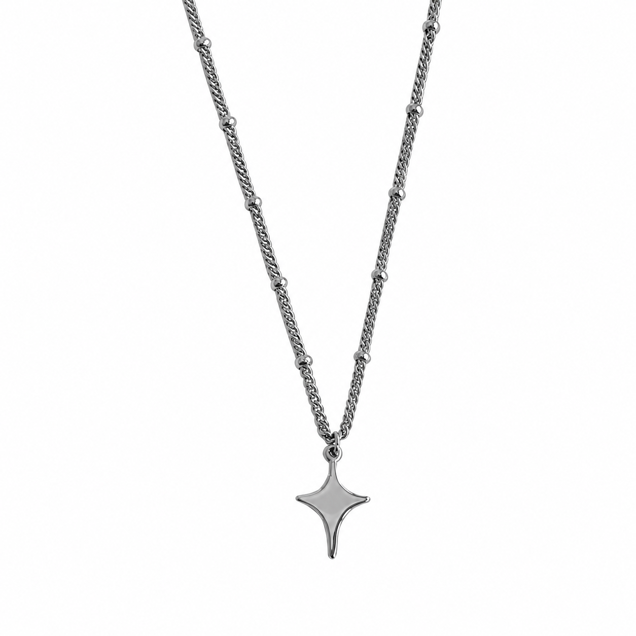 FOUR POINT STAR NECKLACE