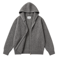 MESH KNIT ZIP-UP JACKET