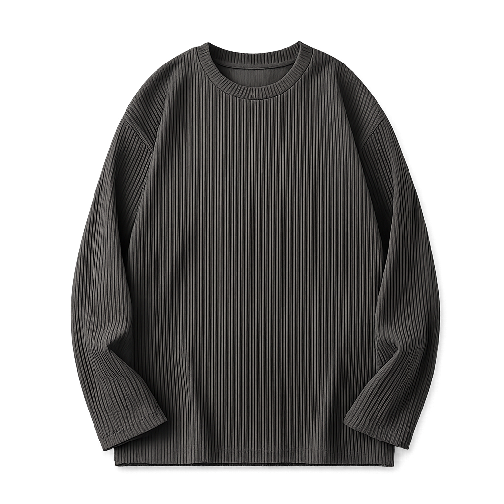 TEXTURED LONG SLEEVE SHIRT