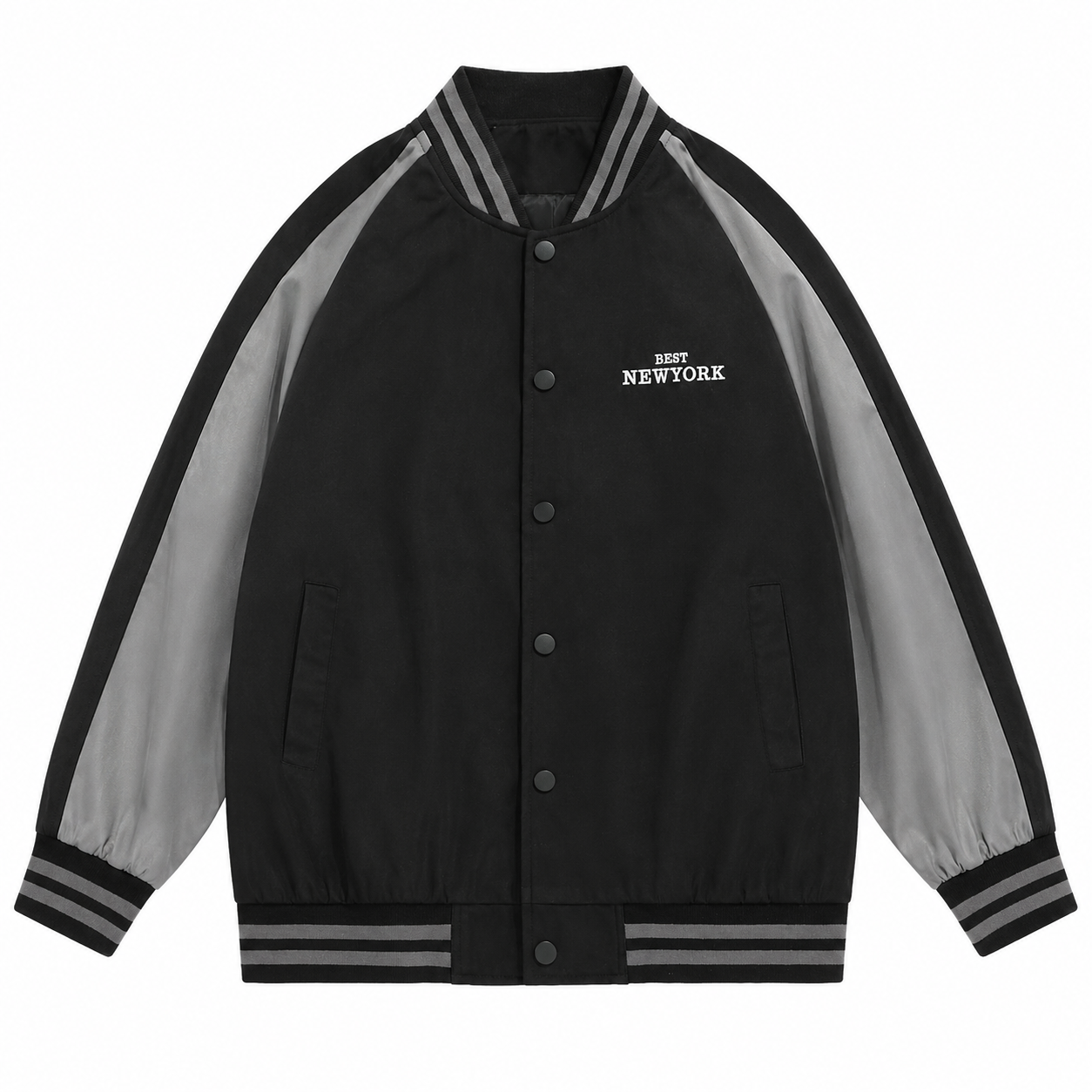 TWO TONE BASEBALL JACKET
