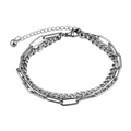 DOUBLE CHAIN LINK BRACELET