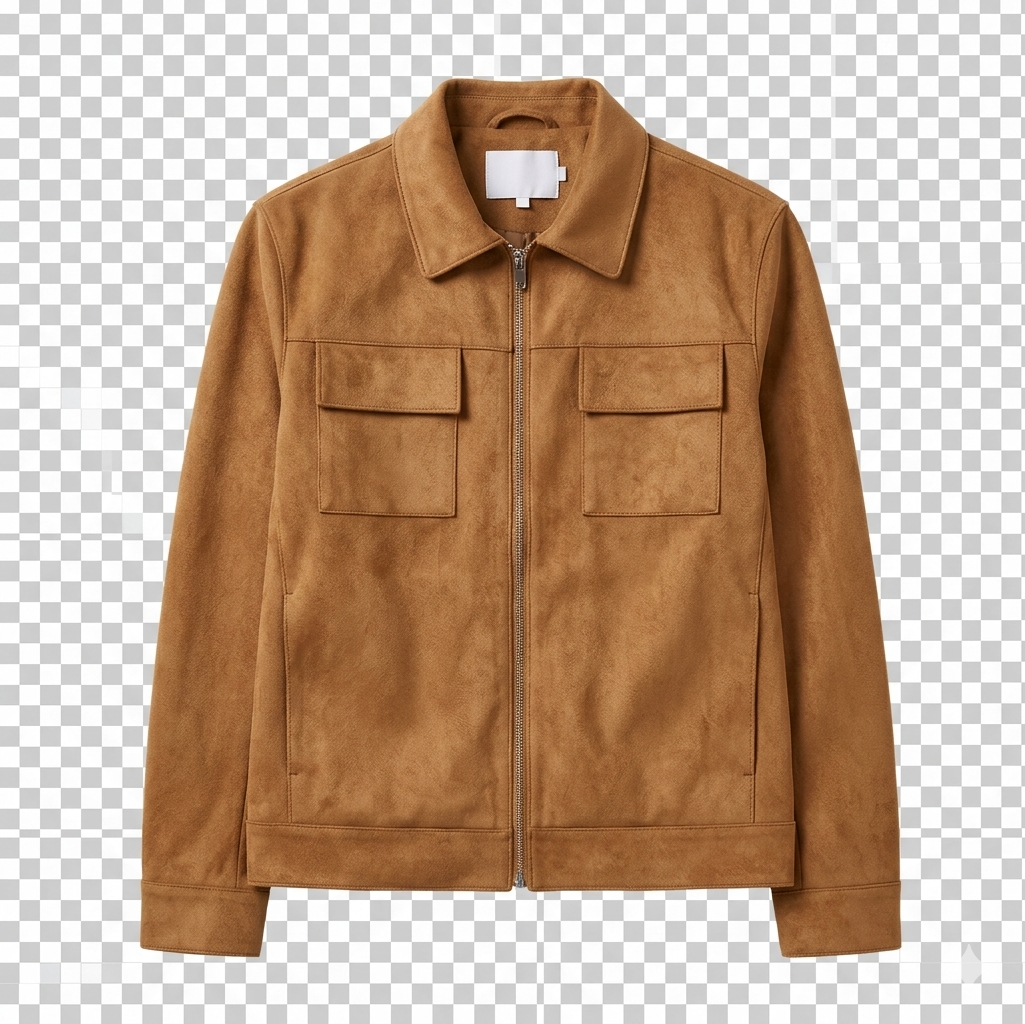 FITTED SUEDE WORK JACKET