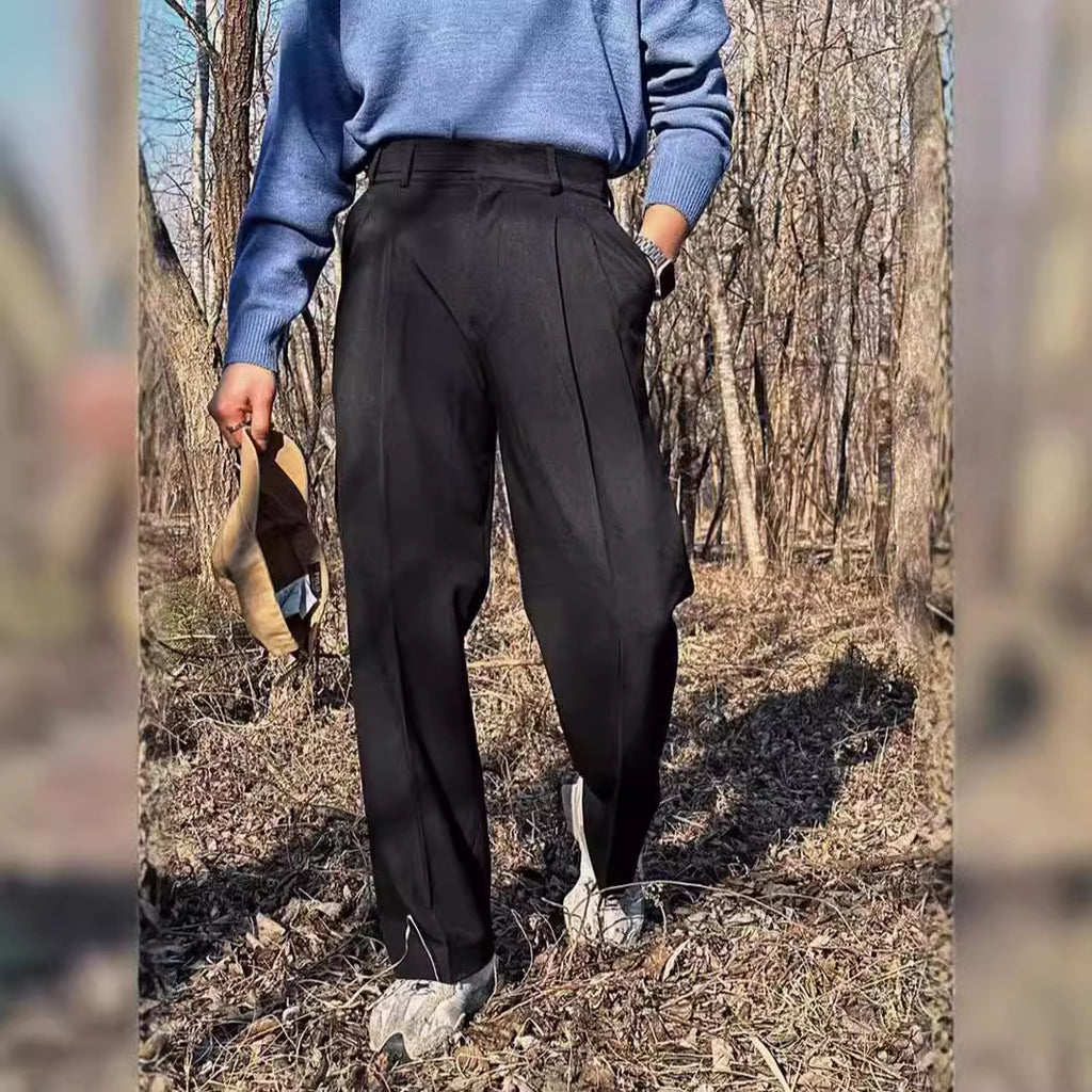 DOUBLE PLEATED DRESS PANTS