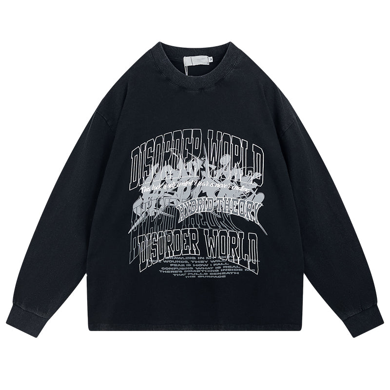DISORDER WORLD LONG SLEEVE TEE