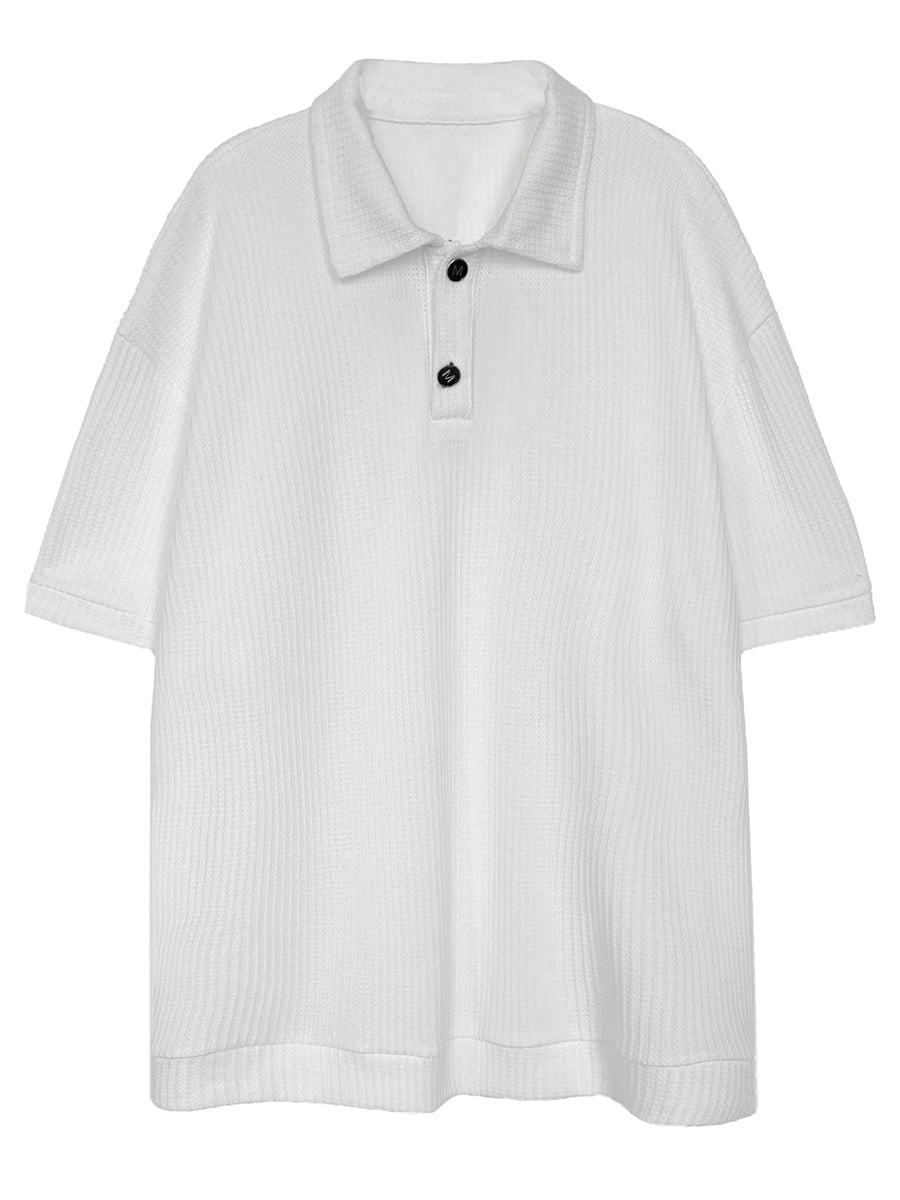 WAFFLE TEXTURED POLO